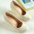Smoothie - Faux-Leather Wedges