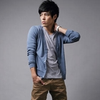 MR.PARK - V-Neck Cotton Cardigan