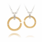 Menku - Couple Set: Hoops Pendant