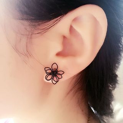 Aokuna - Wire Flower Stud Earrings Aokuna - Wire Flower Stud Earrings
