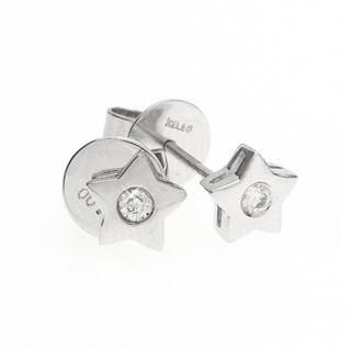 18K White Gold Earrings with Diamonds 18K White Gold Earrings with Diamonds