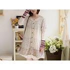 Sechuna - Floral Print A-Line Dress 