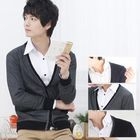 SEOBEAN - Contrast-Trim Cardigan