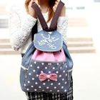 Smoothie - Bow-Accent Dotted Backpack