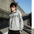 Monkey Shop - Printed Hooded Pullover
