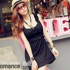 PUFFY - Open-Back Pleated Tank Dress