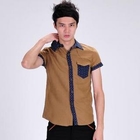 INTHING - Contrast-Trim Short-Sleeve Shirt