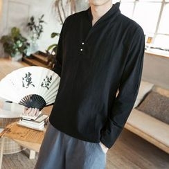 Riverland - Plain Linen Shirt Riverland - Plain Linen Shirt