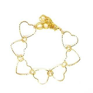 Golden Heart Frame Bracelet Golden Heart Frame Bracelet