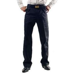Pleated-Front Sleek Trousers