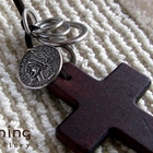 MyLittleThing - Wooden Cross Leather Necklace MyLittleThing - Wooden Cross Leather Necklace