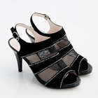 Moonbasa - Mesh-Panel Slingback Sandals