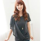 F-DNA - Draped-Front Short-Sleeve T-Shirt