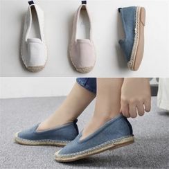 Reneve - Denim Espadrille Slip-Ons Reneve - Denim Espadrille Slip-Ons
