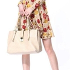 O.SA - Pad-Lock Woven Satchel