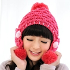 59 Seconds - Rhinestone Pom-Pom Beanie
