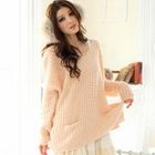 Tokyo Fashion - V-Neck Loose-Fit Sweater