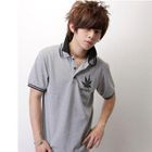 SeventyAge - Contrast Trim Polo Shirt
