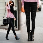 JUNY - Distressed Skinny Jeans