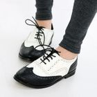 59 Seconds - Two-Tone Wing Tip Oxford Flats