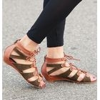 REDOPIN - Lace-Up Strap Sandals
