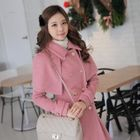 NamuDDalgi - Detachable Cape-Shoulder Coat
