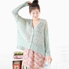 Stylewardrobe - Pointelle Knit Cardigan