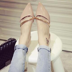 SouthBay Shoes - Pointy Cutout Flats SouthBay Shoes - Pointy Cutout Flats