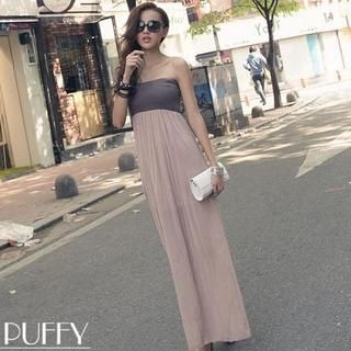 PUFII - Strapless Maxi Dress PUFII - Strapless Maxi Dress