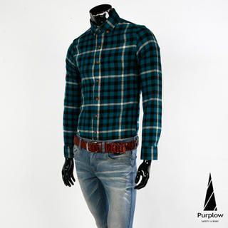 Button-Down Plaid Shirt