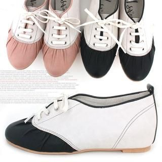 Rear Platform Lace-Up Flats Rear Platform Lace-Up Flats