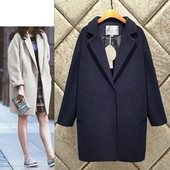 Eferu - Woolen Long Coat Eferu - Woolen Long Coat