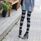 Miss Hong - Pattern Knit Leggings