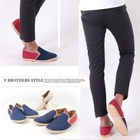 VINTAGE BROTHERS - Canvas Slip-Ons