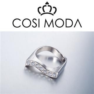 Steel Ring with Cubic Zirconia Steel Ring with Cubic Zirconia