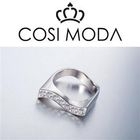COSI MODA - Steel Ring with Cubic Zirconia