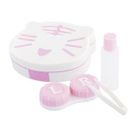 YS Beauty - Smiley Tiger Lens Case Set (White) YS Beauty - Smiley Tiger Lens Case Set (White)
