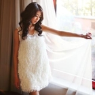 SARAH - Sleeveless Furry Dress
