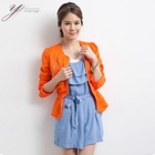yeomong - Drawstring-Waist Zip Jacket