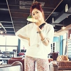 BBon-J - Elbow-Sleeve Sheer Top