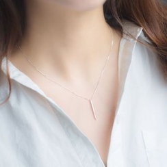 A’ROCH - 925 Sterling Silver Threader Earrings Sterling Silver Necklace A’ROCH - 925 Sterling Silver Threader Earrings Sterling Silver Necklace