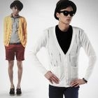 deepstyle - Distressed Knit Cardigan