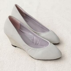 Ni-kiyo - Faux-Leather Wedge Pumps