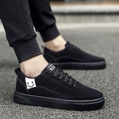 HANO - Applique Faux-Suede Sneakers HANO - Applique Faux-Suede Sneakers