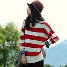 Ando Store - Long-Sleeve Striped Knit Top