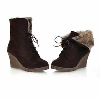 Fleece-Lined Ankle Boots