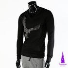 Purplow - Embroidered V-Neck Knit Top