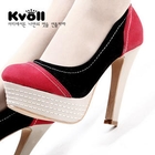 Kvoll - Stitched Panel Platform Pumps