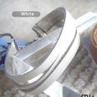 MyLittleThing - Modern White Leather Bracelet