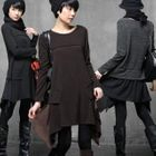 HALUMAYBE - Asymmetric Hem Dress